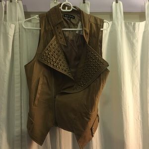 Khaki Polyester Vest