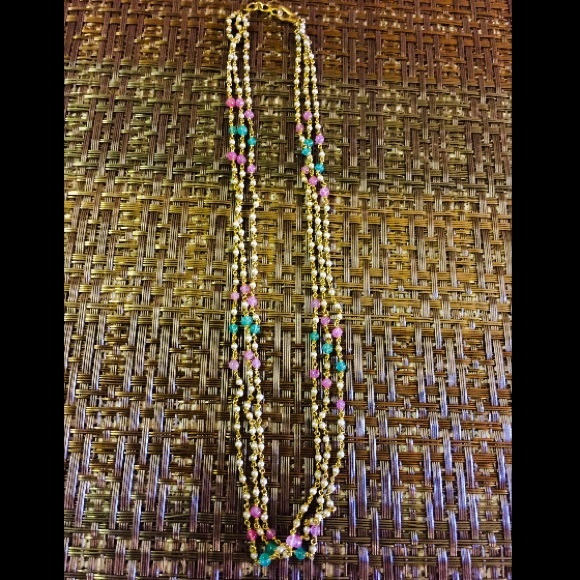 ❣beautiful pearl&bead necklace❣for @hismrs