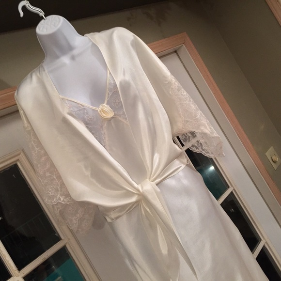 VTG IVORY & PINK JESSICA LYNN COLLECTION LINGERIE - Picture 4 of 4