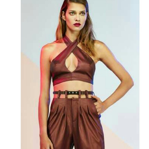 Nasty Gal Collection Chroma Halter Top