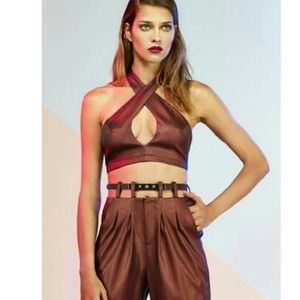 Nasty Gal Collection Chroma Halter Top