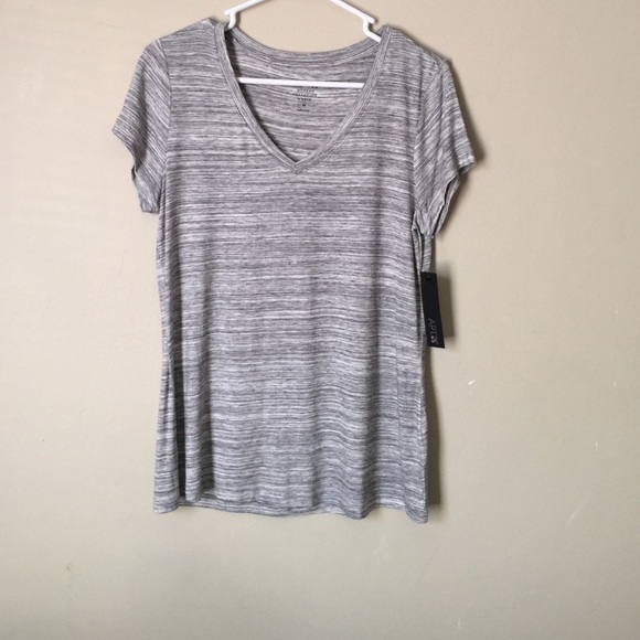light gray v neck