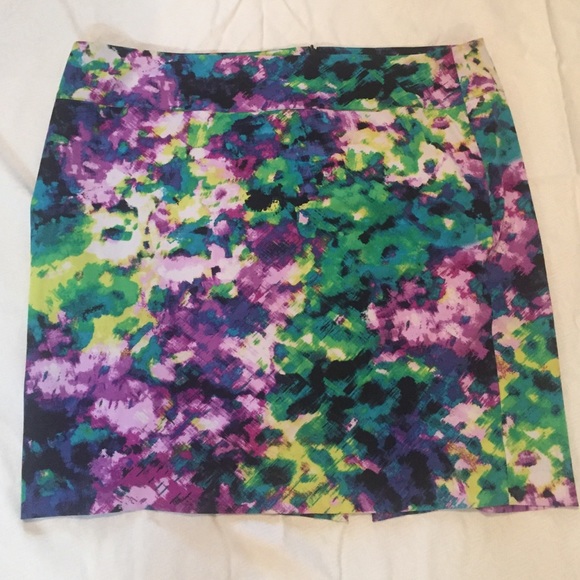 Abstract Knee Length Skirt from Lane Bryant