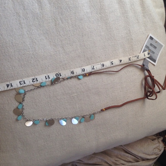 Turquoise Rope Necklace - Picture 2 of 4
