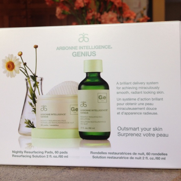 Arbonne Intelligence Genius Pads & Solution NWOT