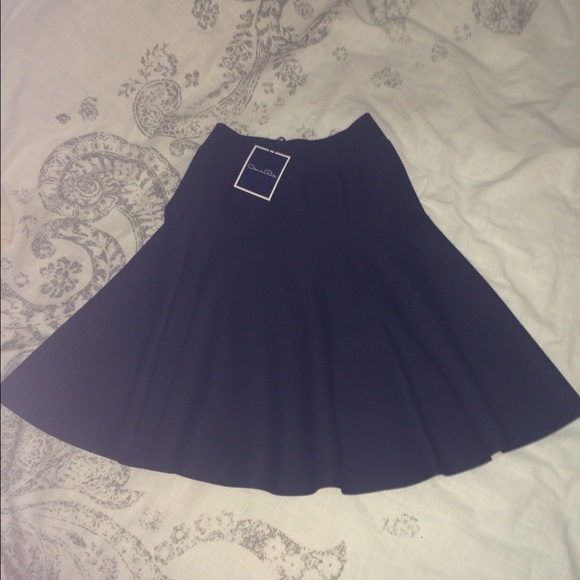 Oscar de la renta black skirt
