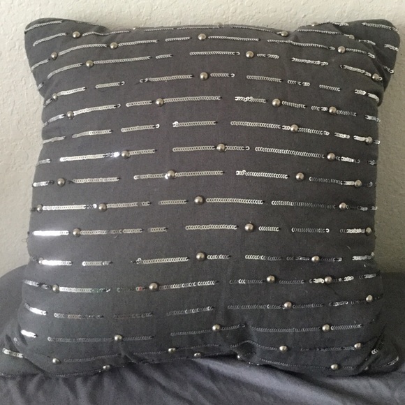 Sequined pillow