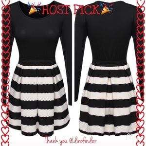 ️‼️SALE‼️🚺Fit & Flare Long Sleeve Dress Medium