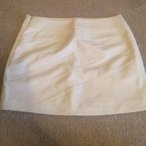 Express leather mini skirt