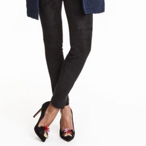 H&M Multicolor Suede Tassel Heels