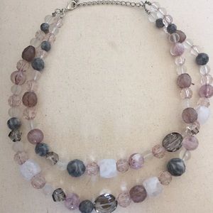 Beautiful beaded necklace, great for day or night!