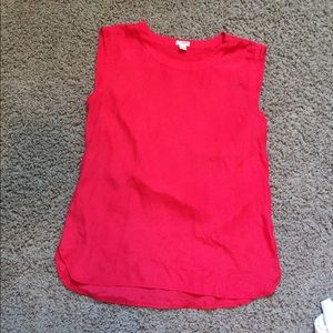 J Crew size s coral/red top