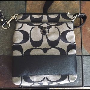 Coach black crossbody bag