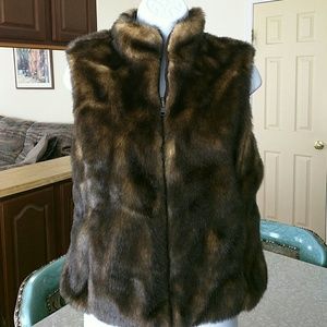 Like New Faux Fur Vest