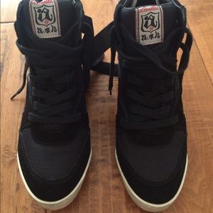 ASH Black High Tops