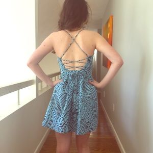 American Apparel tie back dress