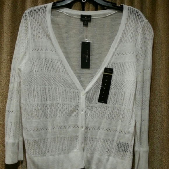 New Ultra light white cardigan