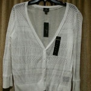 New Ultra light white cardigan