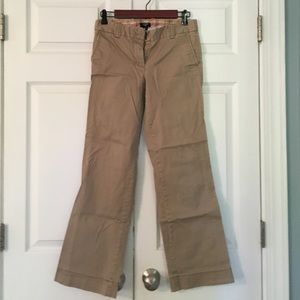 J. Crew khaki chinos size 2 short