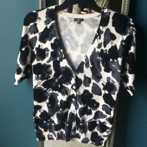 Black and white cardigan