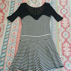 Material Girl striped romper