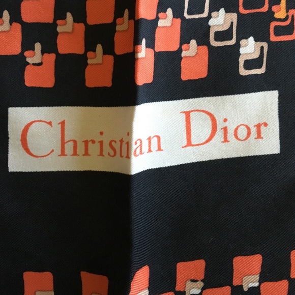 VINTAGE Christian Dior Scarf - Picture 3 of 3