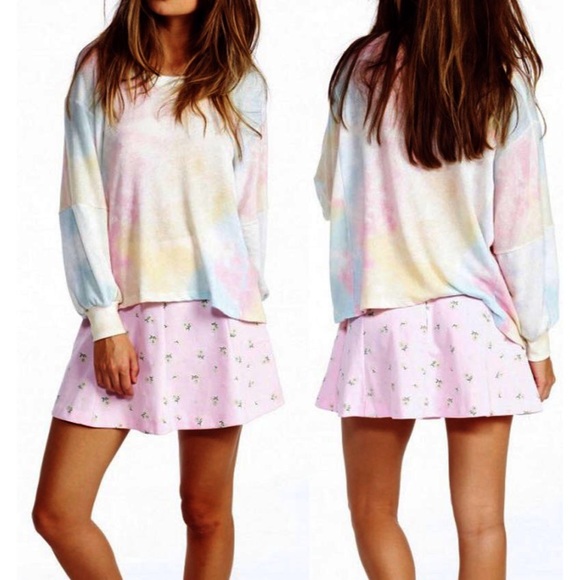 Wildfox Dream Tie-Dye Nevada Jumper. - Picture 3 of 4