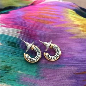 Silver and Gold Brighton Hoops