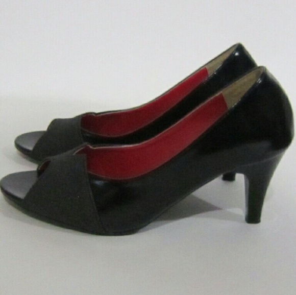 Black open toes classy high heels