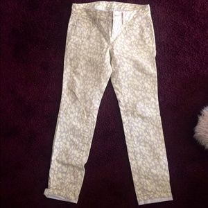 Patterned loft straight leg pants