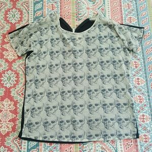Zara Skull Tshirt