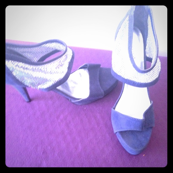New blue sexy heels