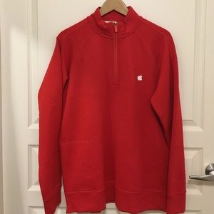 Men's Large Red Apple Logo Long Sleeve (New)
