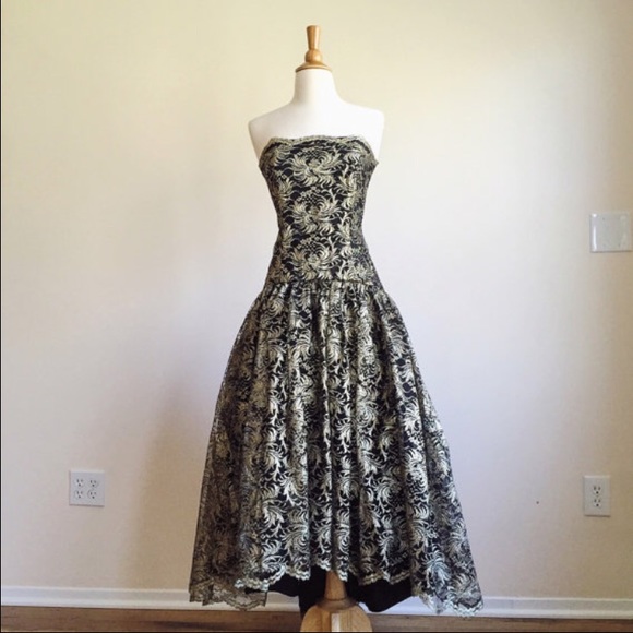 Vintage Inspired Evening Dress