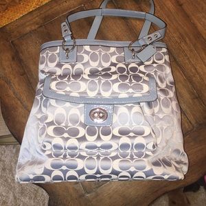 Light blue coach bag