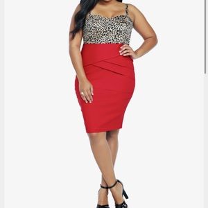 Leopard bodycon dress