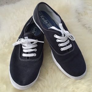 Navy Keds, only worn once!