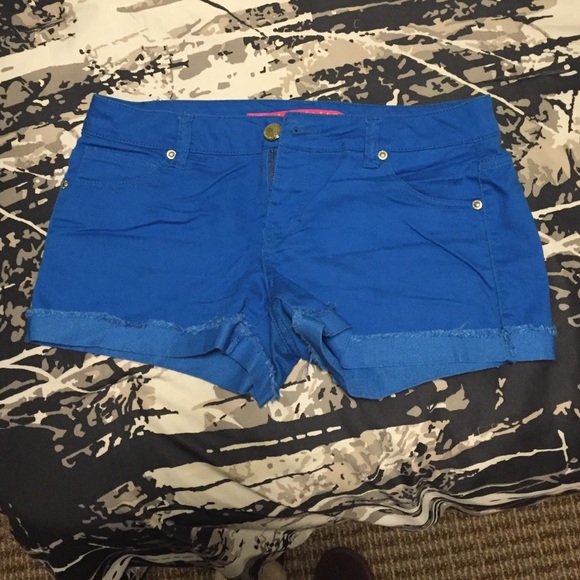 Blue shorts