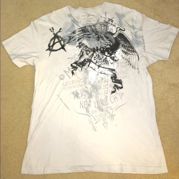 MARCO ECKO Tops - MARCO ECKO CROSS CUT TSHIRT