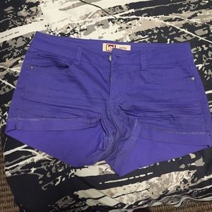 Purple shorts