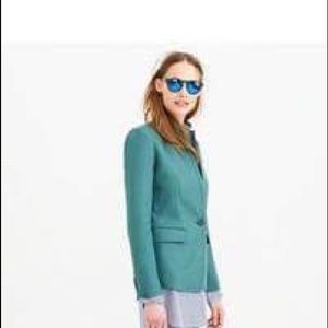 NWT Talbots teal linen jacket