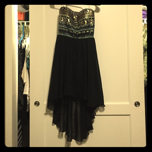 Really beautiful high-low dress with sequences