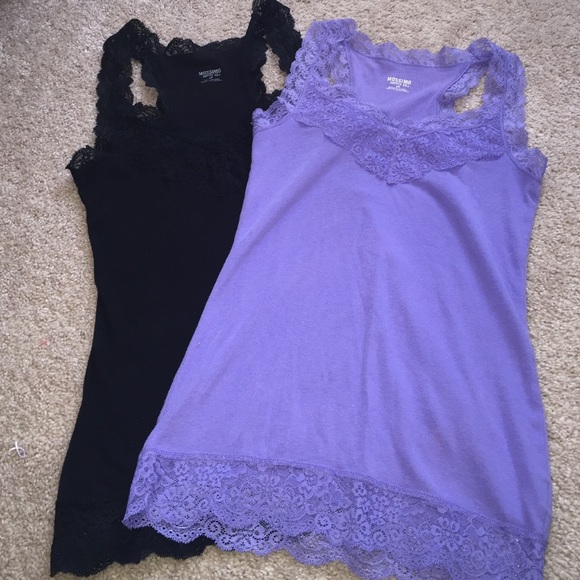 Mossimo Supply Co. Tops - SALE! ⭐️Bundle⭐️ Mossimo lace trim camis!