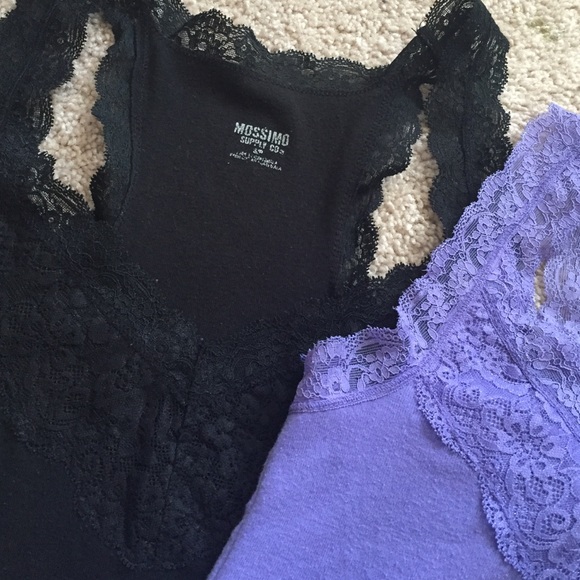 SALE! ⭐️Bundle⭐️ Mossimo lace trim camis! - Picture 2 of 2