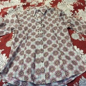 Long sleeve Wrangler snap button shirt