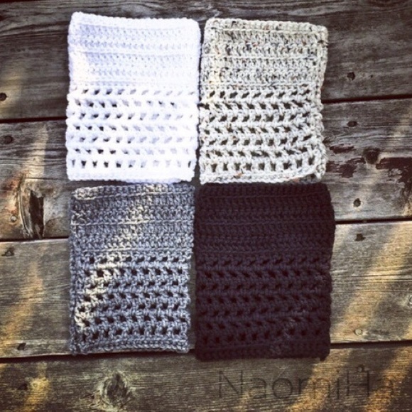 Handmade crochet boot cuffs