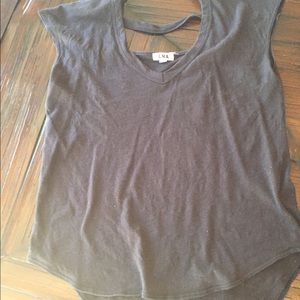 Charcoal gray LNA tee