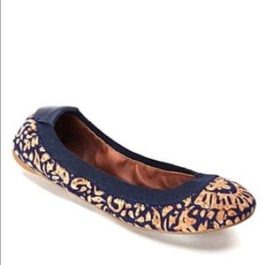 Blue Evonne Flats.
