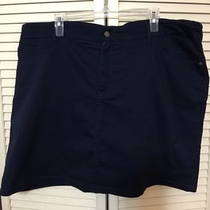 Croft & Barrow Navy Skort