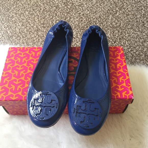 Tory Burch Reva Tumbled Patent Leather
